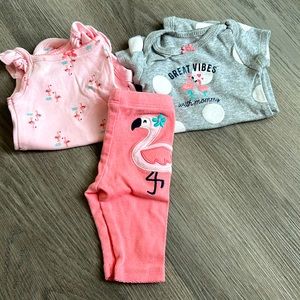 Carters flamingo bundle